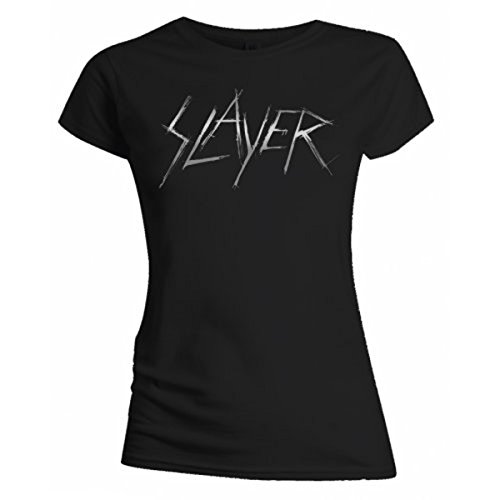 Slayer - tshirt - Ladies - Short Sleeves - Scratchy Logo - Medium image 2