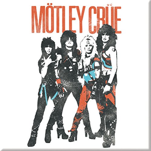 Motley Crue - Fridge Magnet: Vintage World Tour - TV Memorabilia Fridg image 2