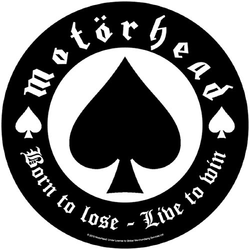 MOTORHEAD - BORN TO LOSE (BACKPATCH) - Patch - PHM image 1