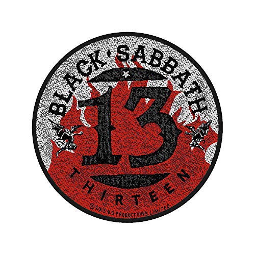 BLACK SABBATH - 13 / FLAMES CIRCULAR (PACKAGED) - Patch - P - Standard image 1