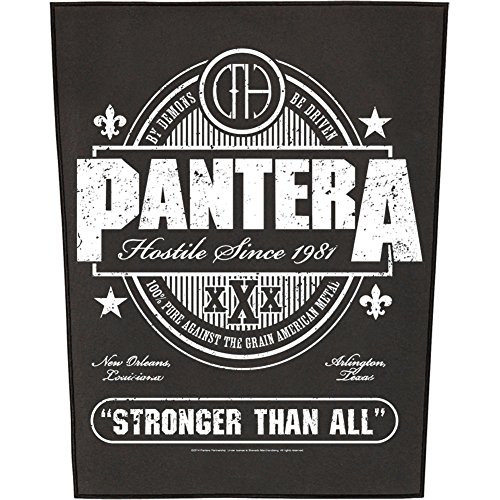 PANTERA - STRONGER THAN ALL (BACKPATCH) - Patch - PHM image 1