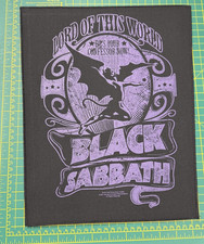 BLACK SABBATH - LORD OF THIS WORLD (BACKPATCH) - Patch - PHM image 1