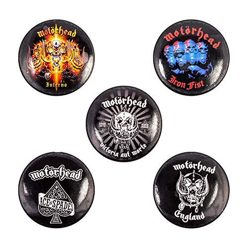 MOTORHEAD - ENGLAND (BUTTON BADGE SET) - Other Football Memorabilia - image 2