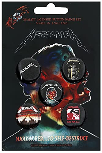 METALLICA - HARDWIRED TO SELF DESTRUCT (BUTTON BADGE SET) - Other Foot image 1