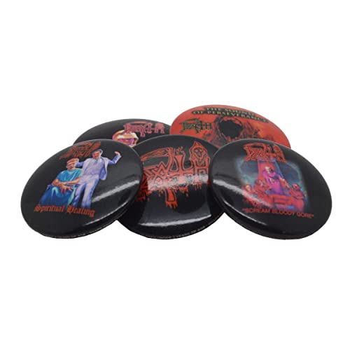 DEATH - ALBUMS (BUTTON BADGE SET) - Other Football Memorabilia - PHM image 1
