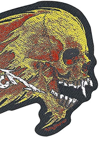 METALLICA - FLAMING SKULL CUT OUT - Patch - PHM - Standard image 3