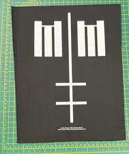 MARILYN MANSON - CROSS LOGO (BACKPATCH) - Patch - PHM image 1