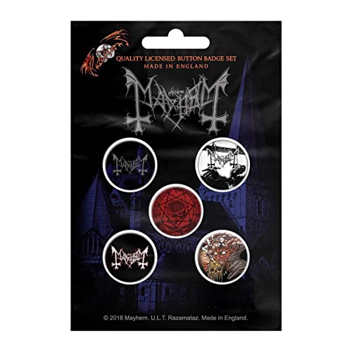 MAYHEM - DE MYSTERIIS DOM SATHANAS (BUTTON BADGE SET) - Other Football image 2