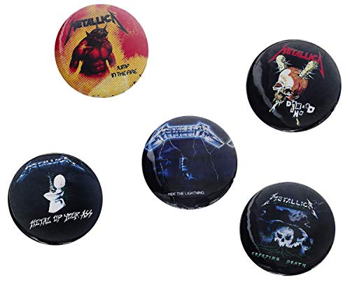 METALLICA - RIDE THE LIGHTNING (BUTTON BADGE SET) - Other Football Mem image 2