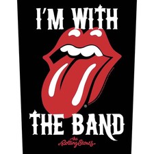 ROLLING STONES - I'M WITH  BAND (BACKPATCH) - Patch - PHM image 1