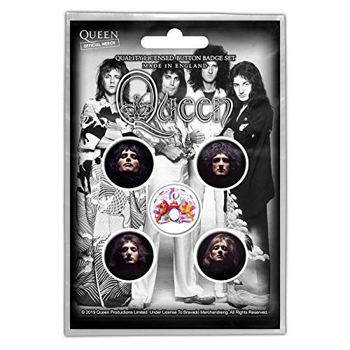 QUEEN - FACES (BUTTON BADGE SET) - Other Football Memorabilia - PHM image 1