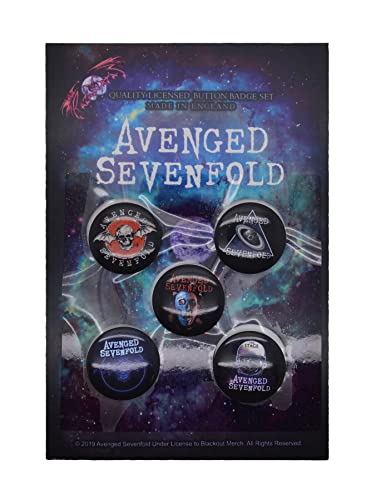 AVENGED SEVENFOLD - STAGE (BUTTON BADGE SET) - Other Football Memorabi image 1
