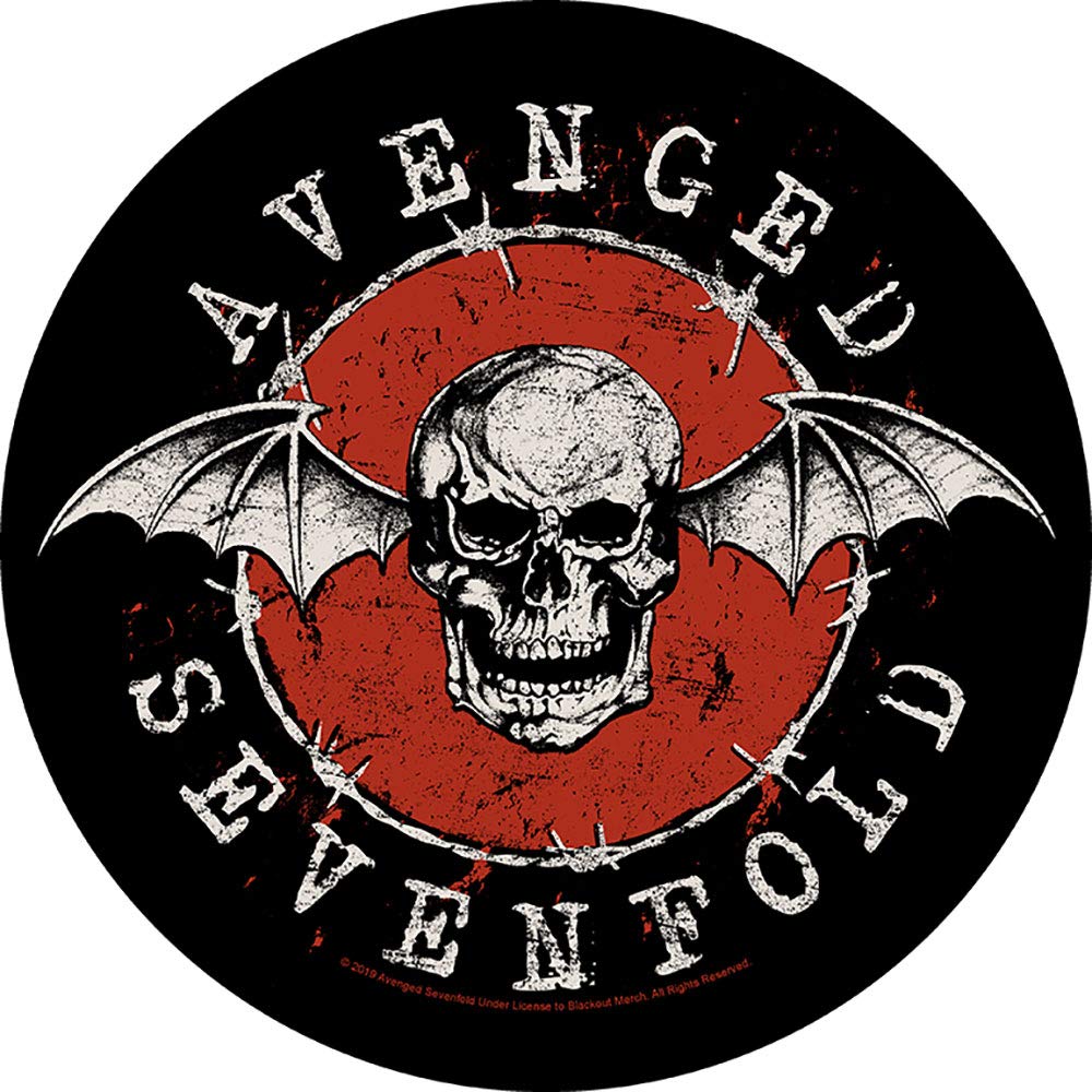 AVENGED SEVENFOLD - DISTRESSED SKULL (BACKPATCH) - Patch - PHM image 1
