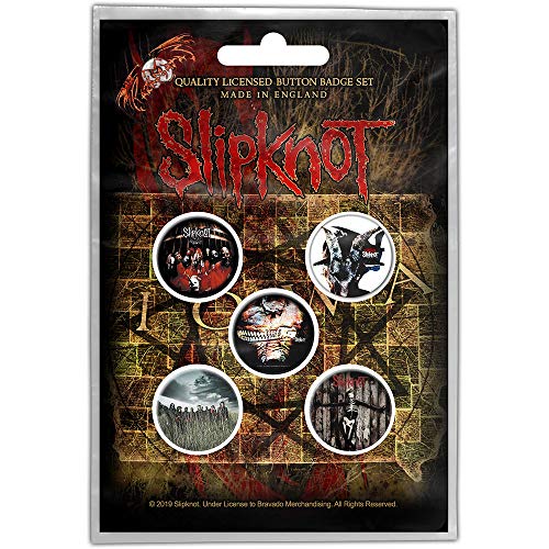 SLIPKNOT - ALBUMS (BUTTON BADGE SET) - Other Football Memorabilia - PH image 1