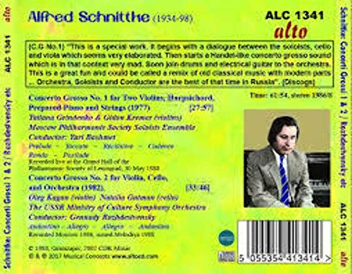 SCHNITTKE A. - CONCERTI GROSSI 1 & 2 - CD image 2