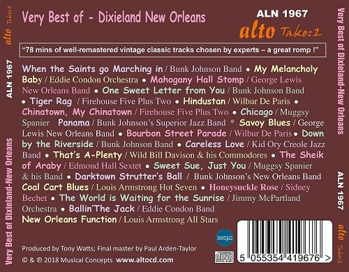 Various Artists - Very Best of Dixieland - CD image 2