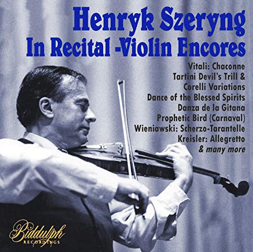 Tomaso Antonio Vital - Henryk Szeryng: In Recital - Violin Encores - C