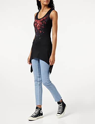 Spiral - BLOOD ROSE (Female Black Camisole Dresses) Ex Ex Large - oth image 2