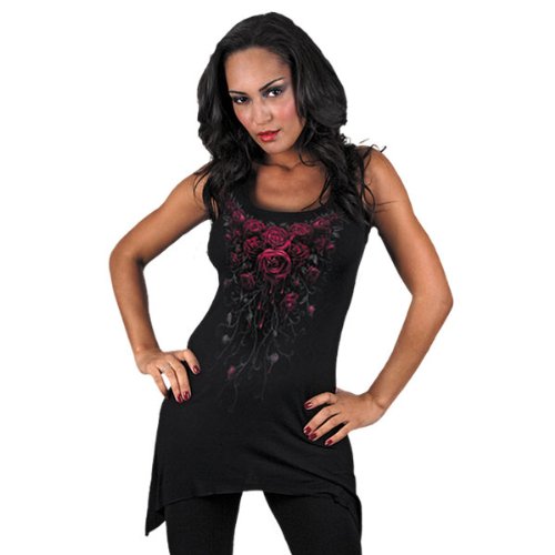 Spiral - BLOOD ROSE (Female Black Camisole Dresses) Ex Ex Large - oth image 4