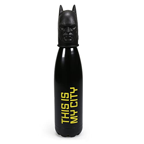 Batman Water Bottle with 3D Cap - Non-book item image 1