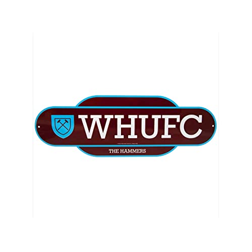 West Ham United FC - Colour Retro Sign - Metal Signs image 2