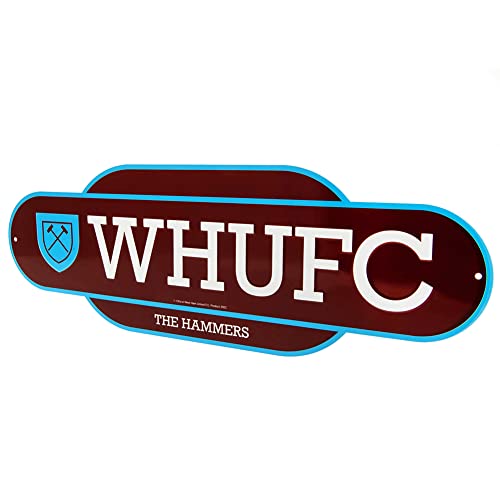 West Ham United FC - Colour Retro Sign - Metal Signs image 3
