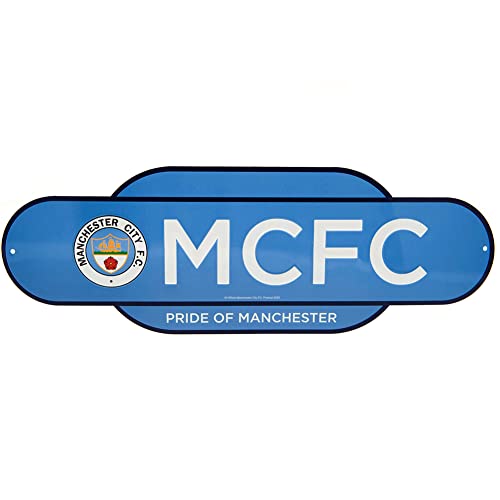 Manchester City FC - Colour Retro Sign - Metal Signs image 2