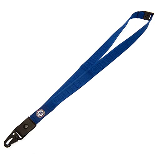 Chelsea FC - Deluxe Lanyard - Clothing - Lanyards - Approx 85cm x 2cm image 5