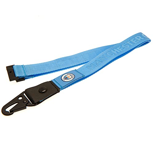 Manchester City FC - Deluxe Lanyard - Clothing - L - Approx 85cm x 2cm image 3