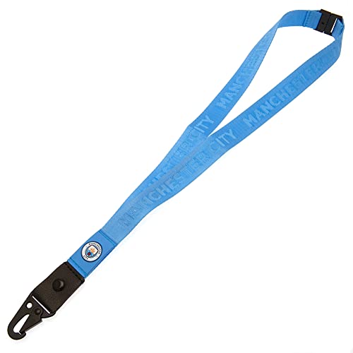 Manchester City FC - Deluxe Lanyard - Clothing - L - Approx 85cm x 2cm image 5