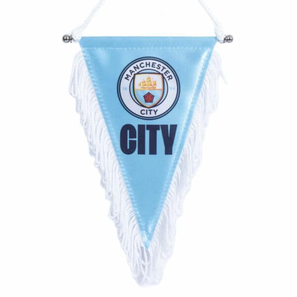 Manchester City FC - Triangular Mini Pennant - Pennants image 2