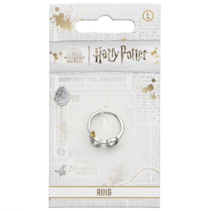Harry Potter - Stainless Steel Ring Harry Glasses Large - Stainless St image 3