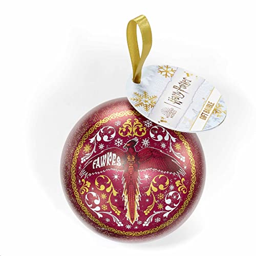 HARRY POTTER - Fawkes Bauble With Fawkes Necklace - Christmas Baubles image 3