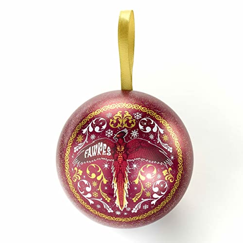 HARRY POTTER - Fawkes Bauble With Fawkes Necklace - Christmas Baubles image 5