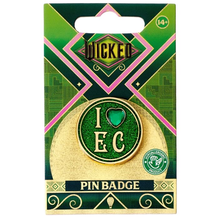 WICKED - I Love Emerald City Pin Badge - Badge Pin Metal image 3