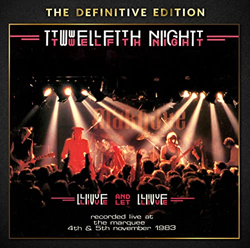 TWELFTH NIGHT - LIVE AND LET LIVE - CD image 1