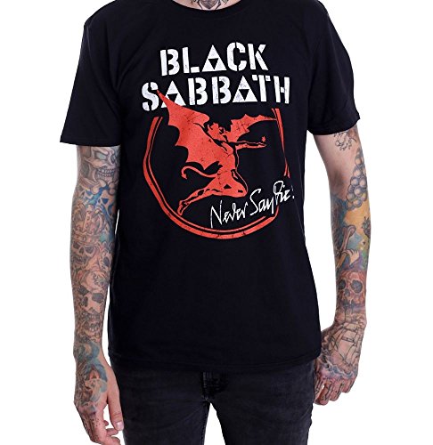 Black Sabbath - tshirt - Unisex - Short Sleeves - Medium