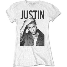 Justin Bieber - tshirt - Ladies - Short Sleeves - X-Large