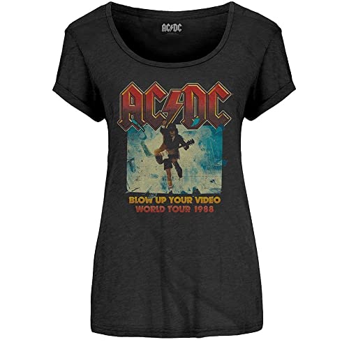 AC/DC - tshirt - Ladies - Short Sleeves - Large