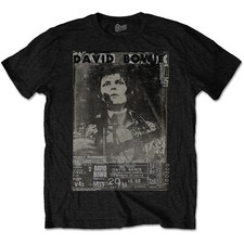 David Bowie - tshirt - Unisex - Short Sleeves - Large