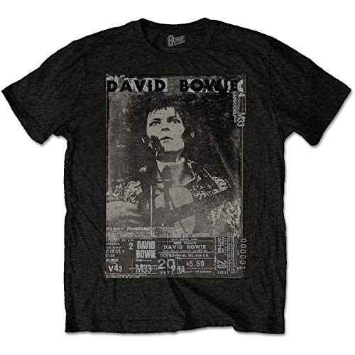 David Bowie - tshirt - Unisex - Short Sleeves - X-Large