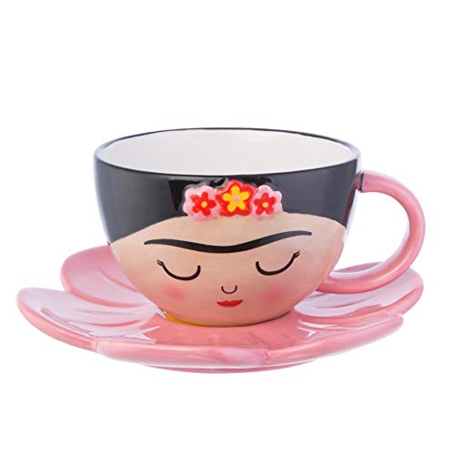 Sass & Belle Frida Cup And Flower Saucer Set - Non-book item image 1