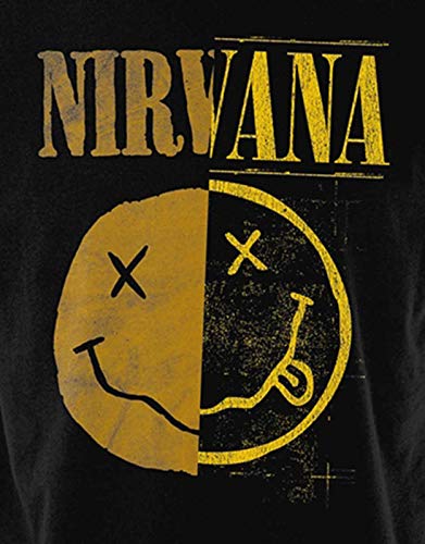 NIRVANA - SPLICED SMILEY - tshirt - T Shirt - Size XL image 3