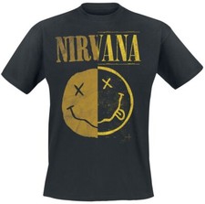 NIRVANA - SPLICED SMILEY - tshirt - T Shirt - Size XXL image 1