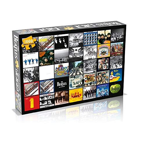 BEATLES - ALBUM COLLAGE (1000 PIECE JIGSAW PUZZLE) - Jigsaw Puzzle image 1