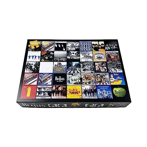 BEATLES - ALBUM COLLAGE (1000 PIECE JIGSAW PUZZLE) - Jigsaw Puzzle image 3