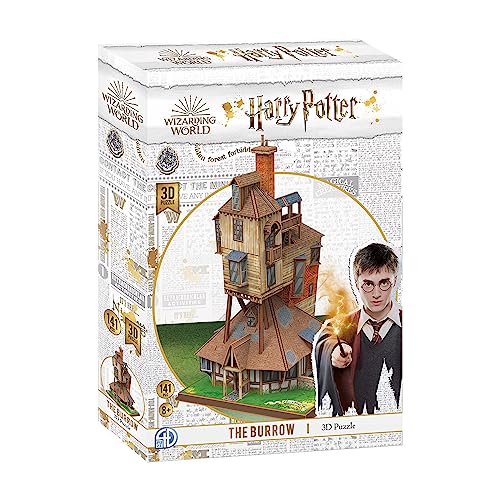HARRY POTTER - The Burrow (127Pc) 3D Jigsaw Puzzle - Jigsaw Puzzle image 1