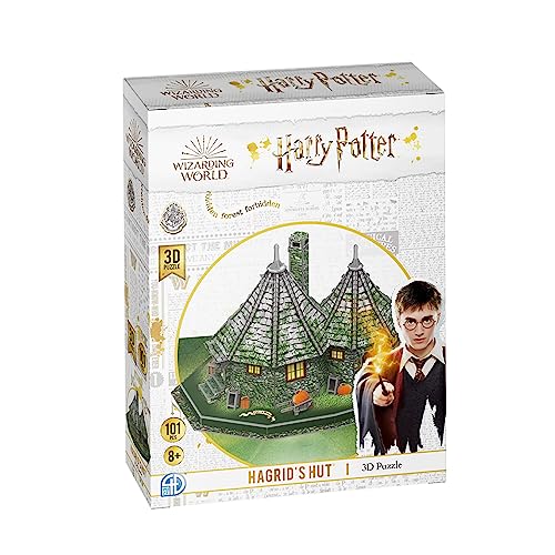HARRY POTTER - Hagrids Hut (101Pc) 3D Jigsaw Puzzle - Jigsaw Puzzle image 1