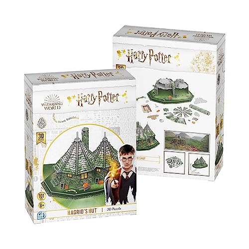 HARRY POTTER - Hagrids Hut (101Pc) 3D Jigsaw Puzzle - Jigsaw Puzzle image 4