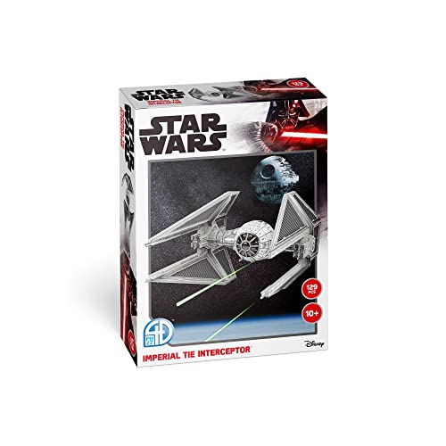 STAR WARS - Imperial Tie Interceptor (129Pc) 3D Jigsaw Puzzle - Jigsaw image 2